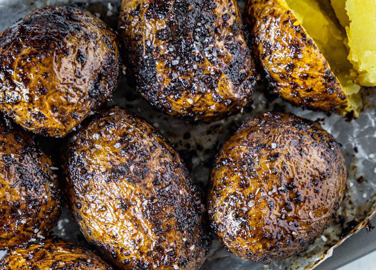 Smoked Baked Potatoes